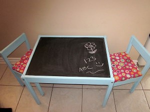 kids table blackboard 300x225 kids table blackboard