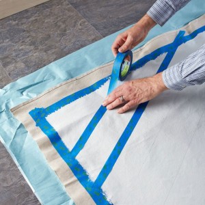 Apply-Painters-Tape-Before-Painting-Outdoor-Rug-664x664