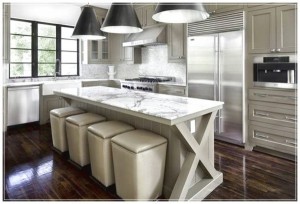 Grey-Kitchen-Cabinets-Kitchen-decor-kitchen-which-has-four-seats-that-lined-600x407
