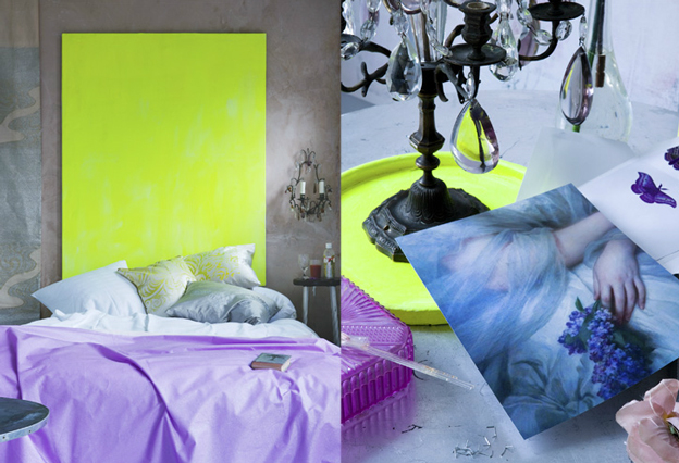 лилава спалня