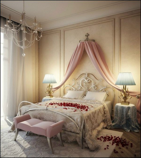 стилна романтична спалня