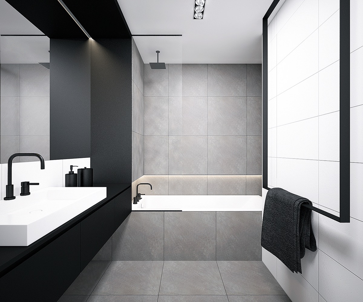black-and-gray-bathroom