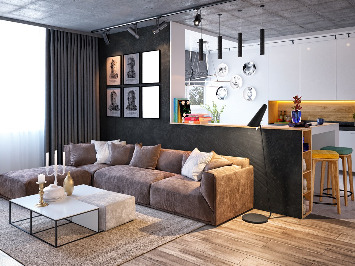 neutral-concrete-and-wood-floor-apartment