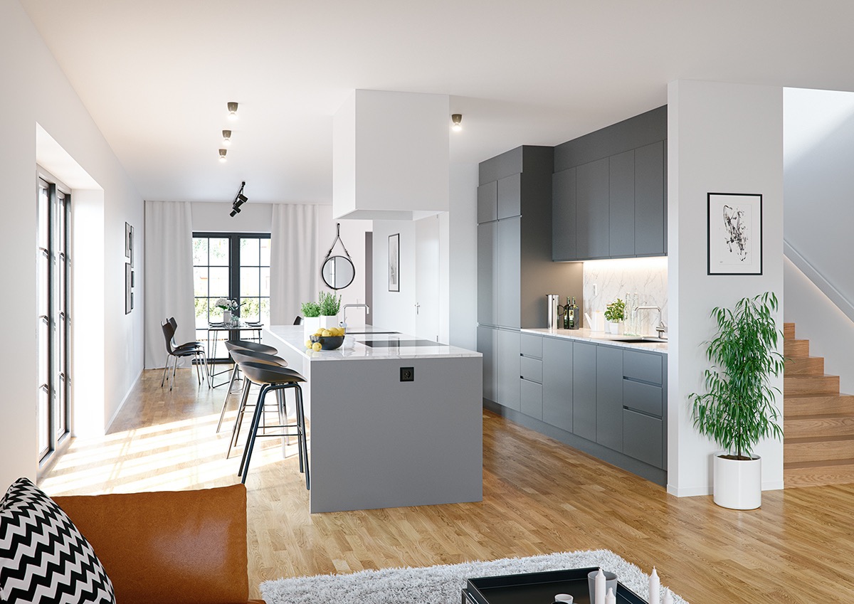 mid-grey-and-white-kitchen-wooden-floor