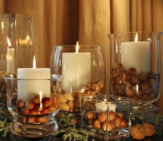 22 оригинални идеи за коледна украса със свещи