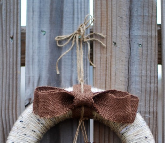 Оригинална коледна украса в рустик стил