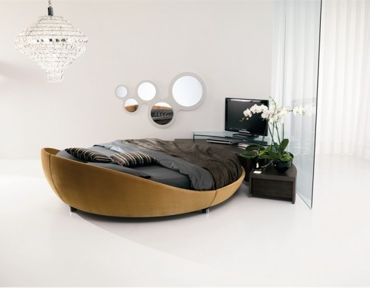 Модерни кръгли легла от Prealpi