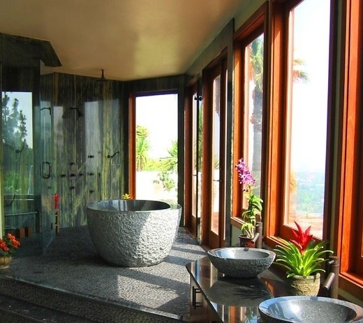 Чудесни идеи за тропически дизайн на баня