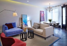 Проектът Apartment Saksaganskoho проектиран от Rina Lovko