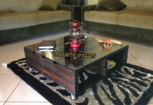 Елегантна масичка за кафе направена от палет