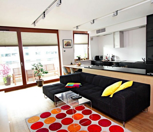 Свеж и цветен апартамент в сърцето на Варшава проектиран от Pawel Nastanski