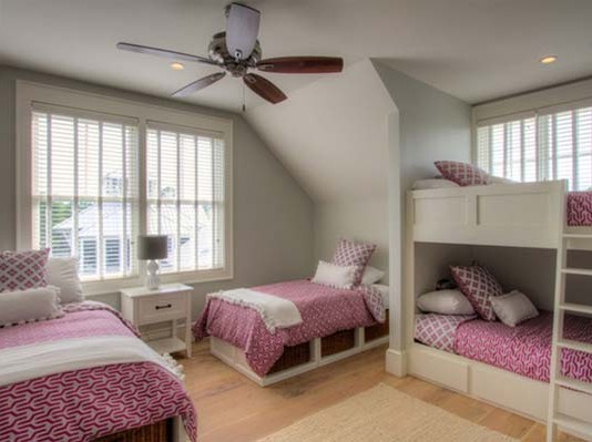 Страхотни идеи за дизайн на четириместна детска стая