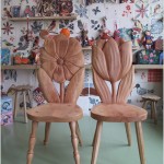 Столове направени с дърворезба