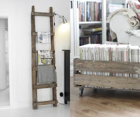 Креативни идеи за съхранение на списания