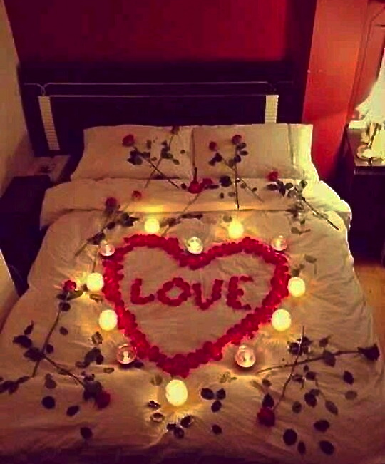 романтична идея за спалнята