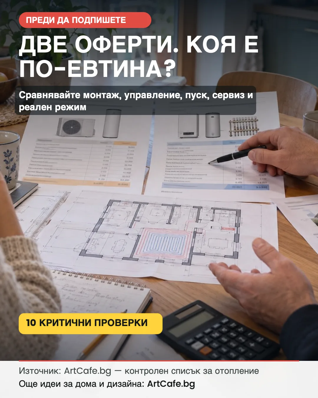 Две оферти трябва да се сравняват по еднакъв обхват